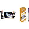 BIC Intensity, Set per Scrittura Creativa, Fineliner Colour Change, Pennarelli Colorati Pastello Dual-Tip, Evidenziatori & Cristal Multicolour, Penna Sfera Colorate, Punta Larga 1.6mm
