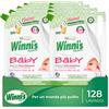 Winni's - Detersivo Lavatrice Baby Ipoallergenico in Ecoformato, 134 lavaggi, con Materie Prime di Origine Vegetale, 800 ml x 8 Confezioni