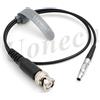 Uonecn Red Epic Scarlet fotocamera cavo flessibile e sottile 4 pin maschio a connettore BNC, temporale cavo audio