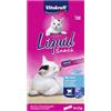 Vitakraft Vitakraft Liquid Snack liquido per Gatto, Salmone e Omega, 6 x 15g