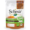 Schesir BIO, Alimento Umido Completo per Gatti, Patè di Pollo e Maiale con Zucca, Senza Cereali, in Busta, Gluten Free, 16 x 85 g