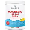Bandini® MAGNESIO COMPLETO IN POLVERE 430mg - Puro 60 Dosi, Magnesium Carbonato, Citrato, Integratore Benessere Intestinale Per Stitichezza, Ansia, Mal di Testa, Stanchezza, Stress, Memoria (300g)