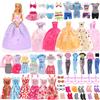 Miunana 48 Accessori per 28-30cm / 11.5 Pollici Bambola: 3 Vestiti da Sposa Principessa + 4 Vestiti alla Moda + 3 Abiti + 2 Costumi da Bagno + 6 Mini Vestiti + 10 PCS Scarpe + 20 Accessori