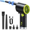 ATEngeus Elettrico Rimuovi Polvere Aria Compressa Senza Fili, Spolveratore d'aria elettrico da 41000 giri/min, polvere d'aria portatile senza fili con cavo USB e spazzola di pulizia per computer tastiera auto