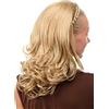 WIG ME UP - TYW60876H-24B Mezza parrucca Toupet Nobile Cerchietto intrecciato Lunga Liscia Biondo medio Biondo Punte ricurve