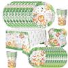 Dekewe Set Compleanno Bambino 125 Pezzi Animali Della Giungla Piatti  Stoviglie Carta Set Includere Tema Jungle Safari Piatti E Bicchieri Per  Feste Di Compleanno Bambini (20 Ospiti) : : Casa e cucina