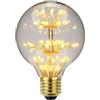 TIANFAN Lampadina Led Vintage RGB Fuochi D'artificio Lampadina Edison 3W 220/240V E27 Decorativa Fuochi d'artificio (G80)