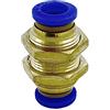 Generico Passaparete Innesto Rapido Pneumatico per Tubo 8 mm Filetto M16 - Conf.10 pezzi