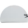 Speedo Unisex Adulto Fastskin Swimming Cap Cuffia da nuoto, Nero/Bianco, S