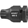 Hazet 990S-18 Inserto Chiave a Bussola per Avvitatori ad Impulso e Giraviti, Nero, Attacco Quadro, Cavo, 12.5 mm 1/2 di Pollice