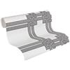 Architects paper 951841 - Vernice carta pigmento non tessuto tappeto multicolore, nero/bianco,