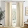 MRTREES Tende Oscuranti per Interni Termiche Isolanti con Fettuccia Tenda Coprente per Camera da letto e Soggiorno Moderne Finestra Salotto Tende Confezionate set 2 Pezzi 140x260 CM Beige