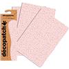 Décopatch C681O - 1 BUSTA da 3 fogli di carta stampata 30x40 cm, pepite