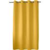 ED ENJOY HOME Tenda oscurante con occhielli argentati, gialla, 140 x 180 cm, 100% poliestere, tessuto certificato Oeko-TEX, collezione liquirizia