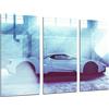 Cuadros Camara Quadro Moderno Fotografico Auto Sportiva, Ford GT 2018, 97 x 62 cm, Ref. 27217