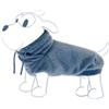 Ferribiella Pile Bijoux con Cappuccio Blu per Cani - 39 cm