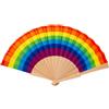 Ventagli colorati personalizzabili Rainbow personalizzate o neutre