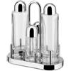 Alessi Set Condimenti Olio Aceto Sale e Pepe in Acciaio Inox