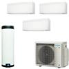 Daikin Climatizzatore Multi+ 9+9+12+120 LT FTXA25CW FTXA25CW FTXA35CW EKHWET120BV3 4MWXM52A QUADRI Split Stylish R-32 WIFI