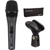 Sennheiser E845S Microfono Dinamico per voce + supporto + astuccio, Silver