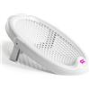 OKBABY Jelly Sdraietta da Bagno Richiudibile Morbida e Confortevole per il Bagnetto del Neonato, 0-8 Mesi (8kg), Bianco