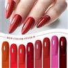 E. F. A. S. COLORS KIT MANICURE RED AUTUMN 1 FORBICE + 1 LIMA + 1 PINZETTA