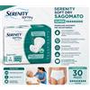 Serenity Soft Dry Super Pannoloni Sagomati con Aloe per Incontinenza Adulti 30 Pezzi