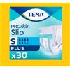 Tena Slip Plus Pannoloni per Incontinenza con Adesivi Taglia S - Assorbenti per Adulti 30 Pezzi
