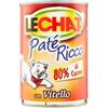 Monge LeChat Paté Ricco con Vitello Lattina 400g Gatti