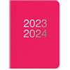 Letts of London Letts Dazzle - Agenda accademico formato A6 giorno a pagina 23.24, colore: rosa