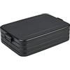 Mepal - Porta Pranzo Take a Break Large - Sacco per il Pranzo - Ideale per 4 Panini o 8 Fette di Pane - Adatto per la Lavastoviglie - 1500 ml - Nordic Black