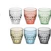 Guzzini - Tiffany, Set di 6 Bicchieri Bassi in Materiale Plastico - Multicolore, 27 x 9,5 x h16 cm | 350 cc - 22570252