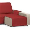 Martina Home Copri chaise longue imbottito Diamond, 200 cm, rosso - universale