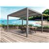 pergola di alluminio motorizzata all'aperto di 3X3 3x4 3x5 con Grey Roller  Blinds