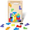 Anguxer Puzzle Tangram, Bambini Tangram Jigsaw Puzzle, Legno Tangram, Puzzle in legno Tetris Puzzle, Puzzle di legno