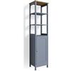 Vicco Mobile bagno alto Bianco, Grigio, 40 x 160 cm