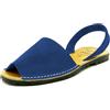 Avarca Sandali da donna in pelle Abarca Menorquina Menorca Scarpe, cachi, 40 EU