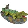 Supa - Decorazione per Acquario a Forma di Coccodrillo, con Dettagli realistici, Circa 9,5 x 22,5 x 5,5 cm (Lunghezza x Larghezza x Altezza).