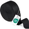 Agoer Elastico Nero 40 mm di larghezza - 10 metri, Elastico da cucire, Nastro elastico per la casa fai da te
