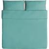 Bee Set Copripiumino, sacco popripiumino realizzato in Italia in cotone 250X205(+15) CM in tinta unita VERDE TEAL