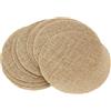 WEIPAI Yayatty - Set di 10 tovagliette lavabili in lino per tavolo da pranzo, tavolo da cucina