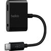 Belkin adattatore audio da 3,5 mm + ricarica USB-C™ RockStar™