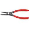 KNIPEX Pinza di precisione per anelli di sicurezza per anelli, 49 11 A2 SB | di sicurezza esterni su alberi in confezione Self-service bonderizzata