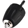 Zunate Mandrino autoserrante capacità 0,8-10 mm, Mandrino con Codolo Esagonale 1/4, 3/8-24UNF, con adattatore per asta con codolo esagonale 1/4 per trapano a pistola, trapano elettrico