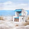 Pro-Art-Bilderpalette PRO-Art ok290j5 - Dipinto murale, Arte su Tela, Beach Chair, 50 x 50 cm