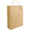 Buste carta riciclata con maniglia ritorta personalizzate Fabriano M personalizzate o neutre