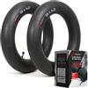 Fincci Cameras Fat bike 26 x 4.0 Pollici - Coppia Сameras d Aria 26 MTB con 48mm Schrader Valvola per Fat & Montagna bici & E bike & Strada Bicicletta, City bike Uomo - Confezione da 2 accessori
