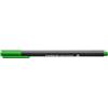 STAEDTLER penne verdi Triplus fineliner, punta fine rinforzata in metallo 0.3 mm, fusto triangolare ergonomico, confezione da 10 fineliner, 334-52