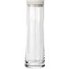 blomus -SPLASH - Caraffa in vetro, Moonbeam, capacità 1 litro, coperchio in silicone e acciaio inox, facile da usare, altezza 29,5 x 9 x 9 x 9 cm, colore: Moonbeam, 63780)