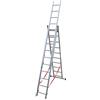 Facal 5984630 Stilo Scala in alluminio, 7,06 m, 3 rampe 11+11+11